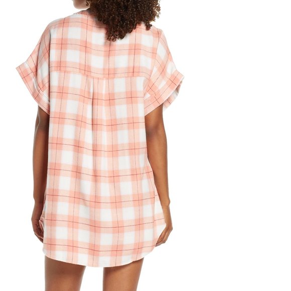 🎁BP. Check Flannel Nightshirt - Picture 2 of 6